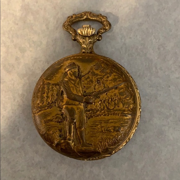 Shock resistant 17 jewel pocket watch - Picture 1 of 4